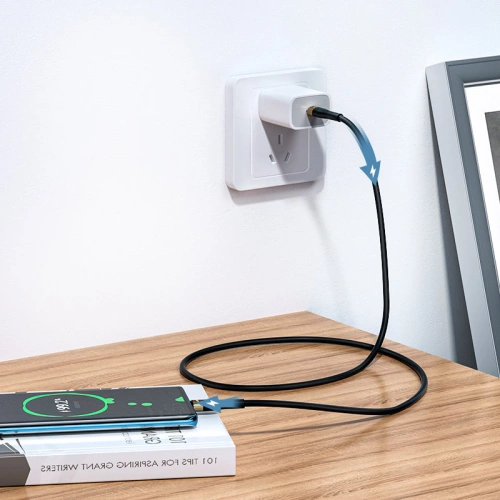 Buy Joyroom Liquid Silicone USB-C - USB-C charging / data cable PD 100W 2m black (S-2050N18-10) - JYR388 - {ean13} - Home Screen Store Europe