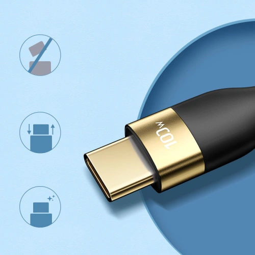 Kup Kabel Joyroom Flüssigsilikon USB/USB-C PD 100W 2m schwarz (S-2050N18-10) - JYR388 - {ean13} - Sklep Home Screen