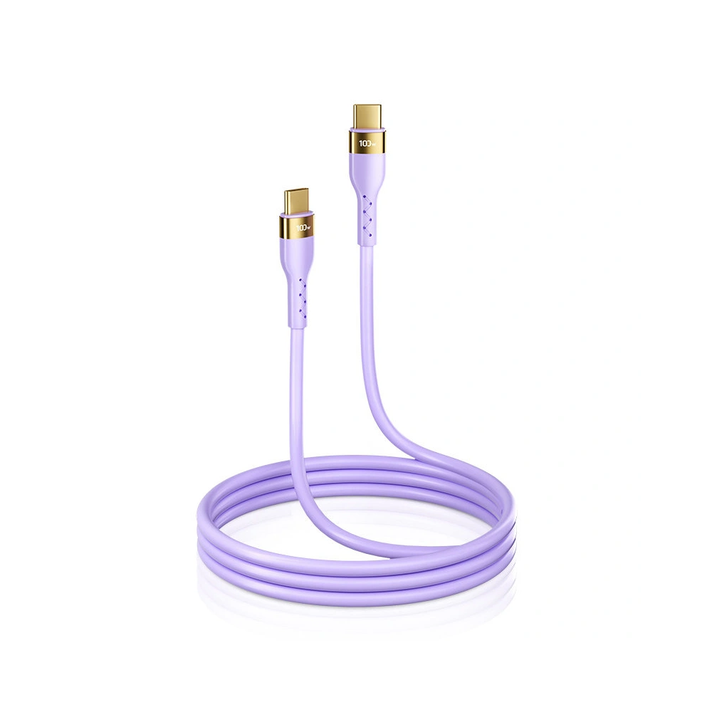 Kabel Joyroom Liquid Silicone USB/USB-C PD 100W 2m fioletowy (S-2050N18-10)