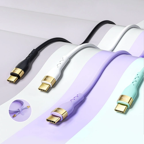 Kup Kabel Joyroom Flüssigsilikon USB/USB-C PD 100W 2m lila (S-2050N18-10) - JYR390 - {ean13} - Sklep Home Screen