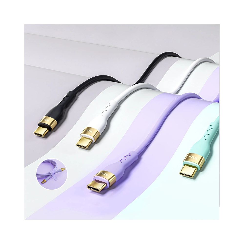 Kabel Joyroom Liquid Silicone USB/USB-C PD 100W 2m fioletowy (S-2050N18-10)