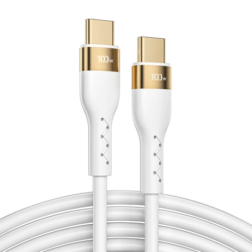 Kup Cablu Joyroom Liquid Silicone USB/USB-C PD 100W 3m alb (S-3050N18-10) - JYR391 - {ean13} - Sklep Home Screen