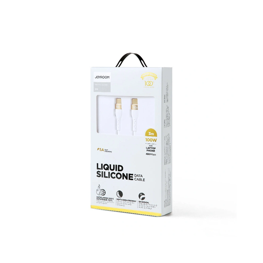 Kabel Joyroom Liquid Silicone USB/USB-C PD 100W 3m biały (S-3050N18-10)