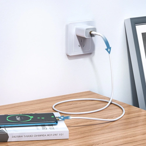 Buy Joyroom Liquid Silicone USB-C - USB-C charging / data cable PD 100W 3m white (S-3050N18-10) - JYR391 - {ean13} - Home Screen Store Europe