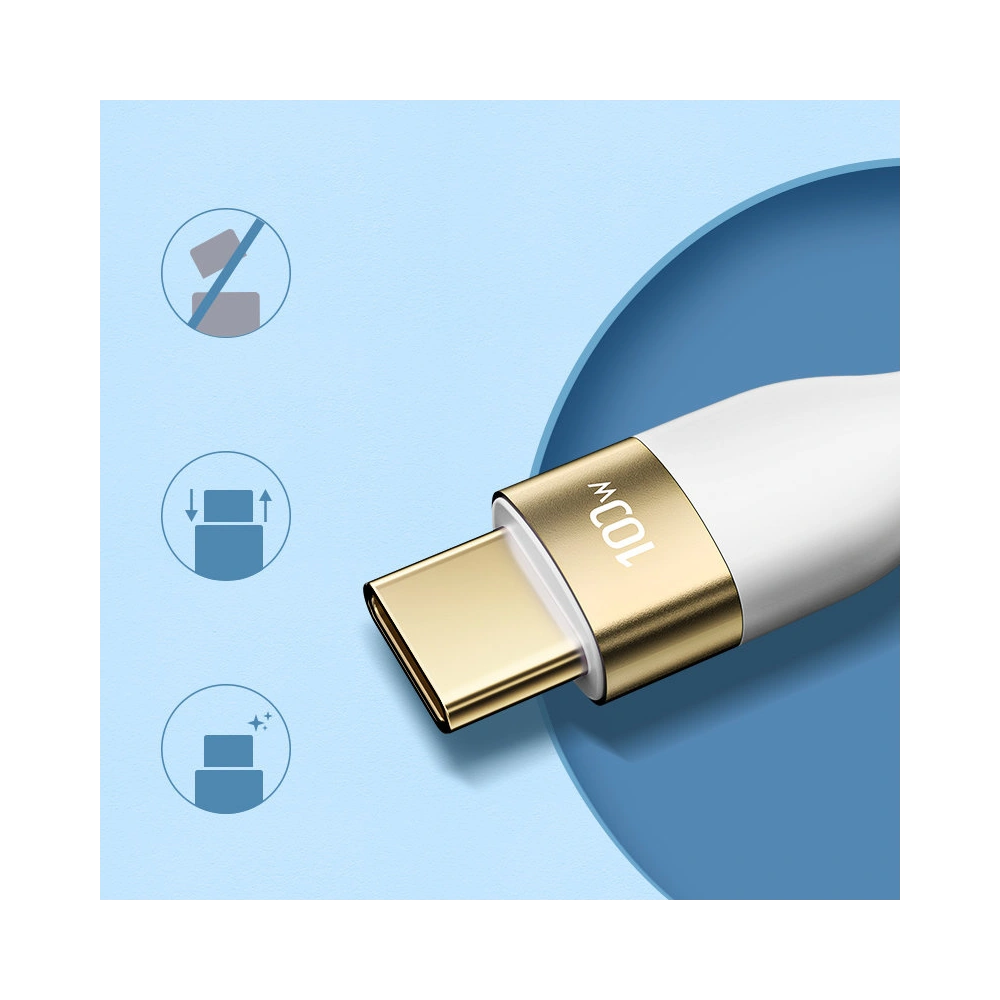 Kabel Joyroom Liquid Silicone USB/USB-C PD 100W 3m biały (S-3050N18-10)