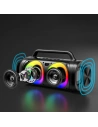 Kup Bezprzewodowy głośnik Joyroom Bluetooth 5.1 z kolorowym oświetleniem LED czarny (JR-MW02) - JYR394 - {ean13} - Sklep Home Screen