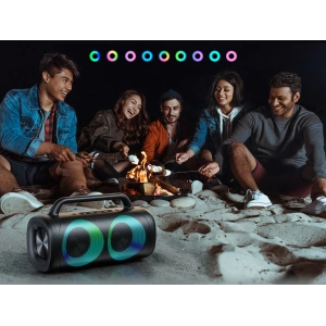 Kup Difuzor wireless Joyroom Bluetooth 5.1 cu iluminare LED colorată negru (JR-MW02) - JYR394 - {ean13} - Sklep Home Screen