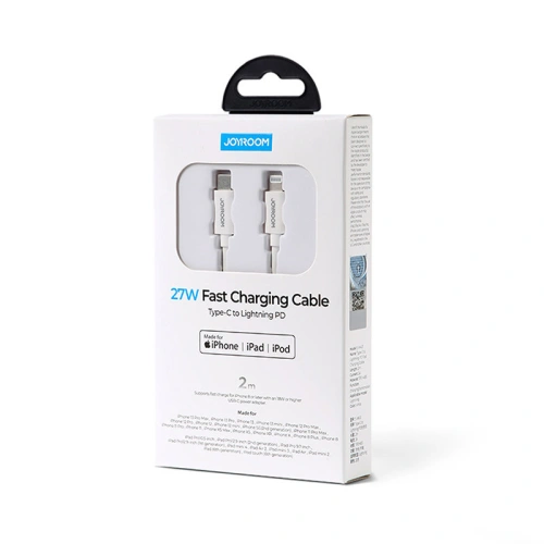 Kup Kabel Joyroom USB-C/Lightning 27W PD 2m bílý (S-M431) - JYR413 - {ean13} - Sklep Home Screen