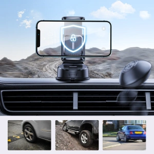 Buy Joyroom mechanical Car Mount for Dashboard Black (JR-ZS284) - JYR417 - {ean13} - Home Screen Store Europe