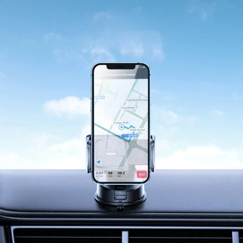 Buy Joyroom mechanical Car Mount for Dashboard Black (JR-ZS284) - JYR417 - {ean13} - Home Screen Store Europe