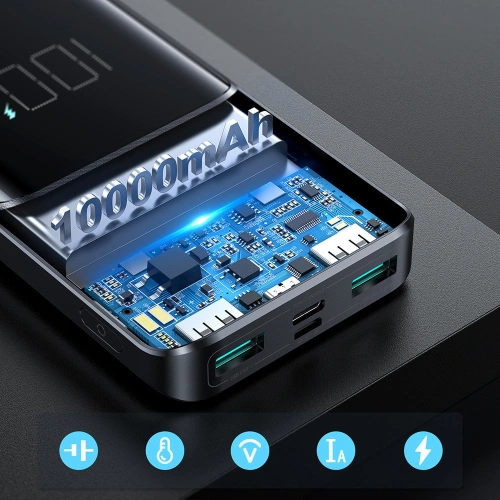 Kup Powerbank Joyroom 15W 10000mAh PD QC 3.0 AFC czarny (JR-T013) - JYR420 - {ean13} - Sklep Home Screen
