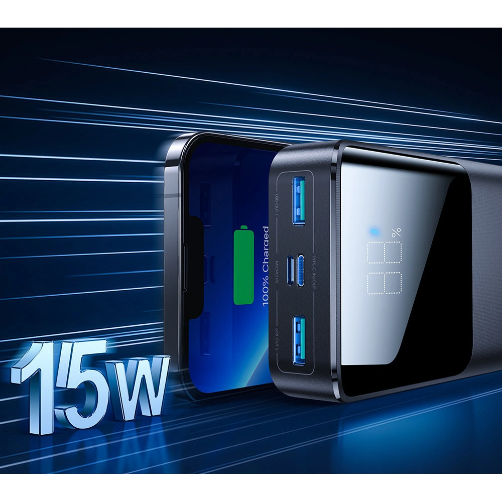 Powerbank Joyroom 15W 20000mAh PD QC 3.0 AFC czarny (JR-T014)