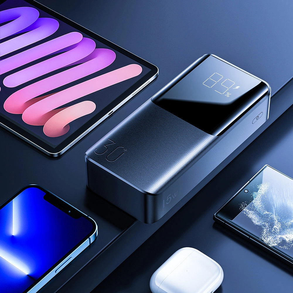 Powerbank Joyroom 15W 30000mAh PD QC 3.0 AFC czarny (JR-T015)