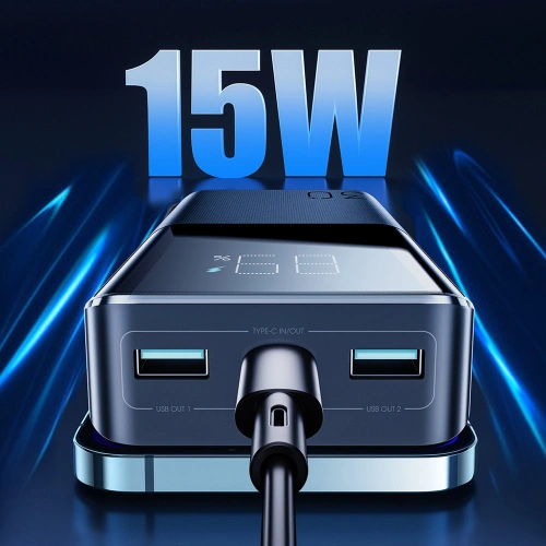 Kup Powerbank Joyroom 15W 30000mAh PD QC 3.0 AFC negru (JR-T015) - JYR422 - {ean13} - Sklep Home Screen