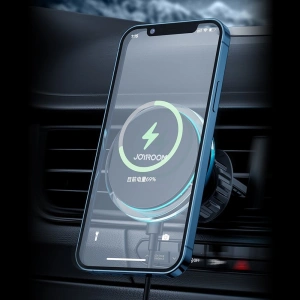 Kup Auto-Halterung mit kabellosem Ladegerät Joyroom MagSafe Qi 15W für Lüftungsgitter silber (JR-ZS291) - JYR423 - {ean13} - Sklep Home Screen