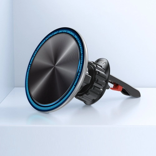 Kup Autohalter mit kabellosem Ladegerät Joyroom MagSafe Qi 15W für Lüftungsgitter silber (JR-ZS290) - JYR424 - {ean13} - Sklep Home Screen