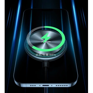 Buy Joyroom Car Magnetic Holder Qi Wireless Charger 15W (MagSafe for iPhone Compatible) for Dashboard Silver (JR-ZS290) - JYR425 - {ean13} - Home Screen Store Europe