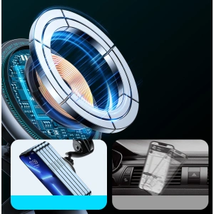 Kup Urmăritor auto cu încărcător wireless Joyroom MagSafe Qi 15W pentru tabloul de bord argintiu (JR-ZS290) - JYR425 - {ean13} - Sklep Home Screen