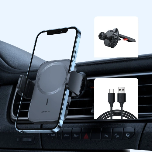 Kup Autós tartó vezeték nélküli töltővel Joyroom MagSafe Qi 15W légbeömlőre (JR-ZS295) - JYR426 - {ean13} - Sklep Home Screen