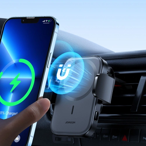 Kup Auto-Halterung mit kabelloser Ladefunktion Joyroom MagSafe Qi 15W für Lüftungsschlitze (JR-ZS295) - JYR426 - {ean13} - Sklep Home Screen