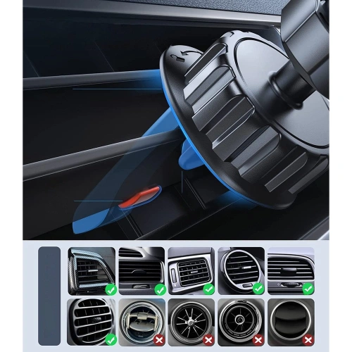 Kup Autós tartó vezeték nélküli töltővel Joyroom MagSafe Qi 15W légbeömlőre (JR-ZS295) - JYR426 - {ean13} - Sklep Home Screen