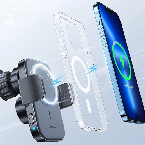 Kup Auto-Halterung mit kabelloser Ladefunktion Joyroom MagSafe Qi 15W für Lüftungsschlitze (JR-ZS295) - JYR426 - {ean13} - Sklep Home Screen
