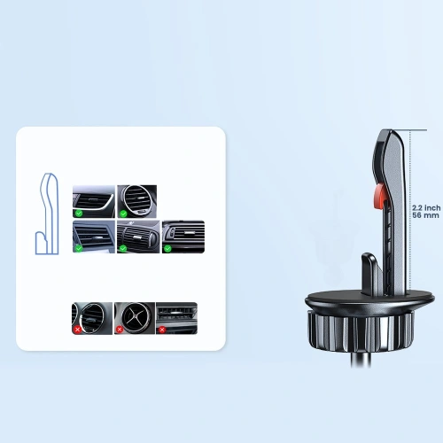 Kup Auto-Halterung mit kabelloser Ladefunktion Joyroom MagSafe Qi 15W für Lüftungsschlitze (JR-ZS295) - JYR426 - {ean13} - Sklep Home Screen
