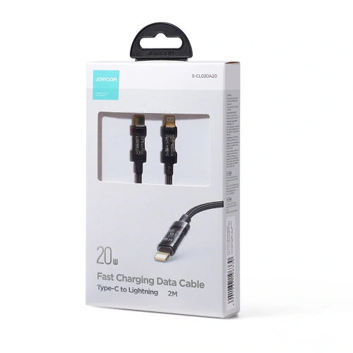 Kup Kabel Joyroom USB-C/Lightning PD 20W 2m schwarz (S-CL020A20-black) - JYR430 - {ean13} - Sklep Home Screen