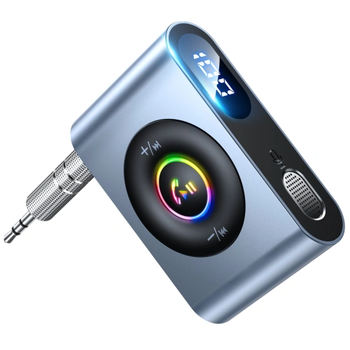 Kup Transmițător FM Joyroom Bluetooth 5.3 și set de mâini libere pentru portul AUX mini jack 3,5mm (JR-CB1) - JYR432 - {ean13} - Sklep Home Screen