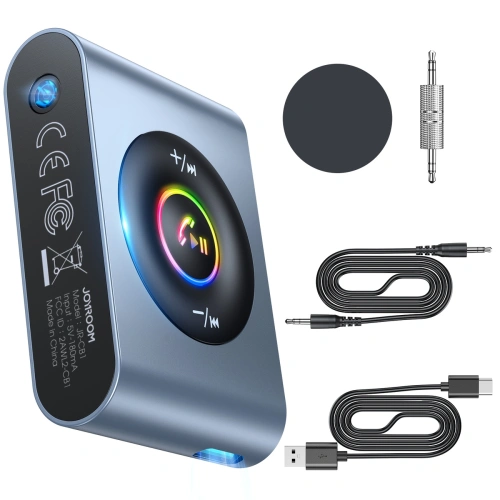 Buy Joyroom car Bluetooth 5.3 transmitter and hands-free kit for AUX 3.5mm mini jack port (JR-CB1) - JYR432 - {ean13} - Home Screen Store Europe