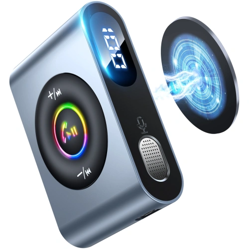 Kup Transmițător FM Joyroom Bluetooth 5.3 și set de mâini libere pentru portul AUX mini jack 3,5mm (JR-CB1) - JYR432 - {ean13} - Sklep Home Screen