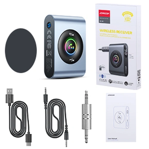 Buy Joyroom car Bluetooth 5.3 transmitter and hands-free kit for AUX 3.5mm mini jack port (JR-CB1) - JYR432 - {ean13} - Home Screen Store Europe