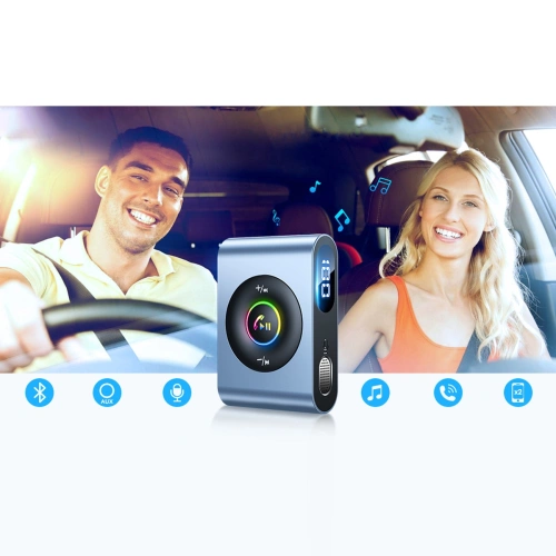 Buy Joyroom car Bluetooth 5.3 transmitter and hands-free kit for AUX 3.5mm mini jack port (JR-CB1) - JYR432 - {ean13} - Home Screen Store Europe