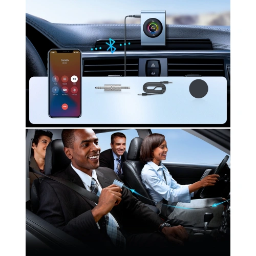 Buy Joyroom car Bluetooth 5.3 transmitter and hands-free kit for AUX 3.5mm mini jack port (JR-CB1) - JYR432 - {ean13} - Home Screen Store Europe