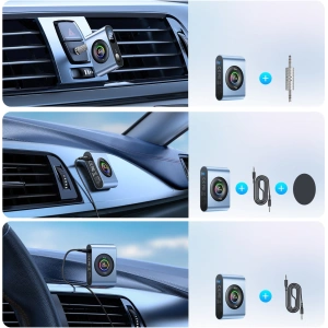 Buy Joyroom car Bluetooth 5.3 transmitter and hands-free kit for AUX 3.5mm mini jack port (JR-CB1) - JYR432 - {ean13} - Home Screen Store Europe