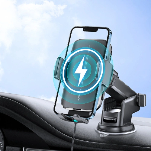 Buy Joyroom car holder with wireless charger 15W for cockpit dashboard black (JR-ZS245) - JYR434 - {ean13} - Home Screen Store Europe