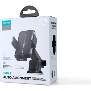 Buy Joyroom car holder with wireless charger 15W for cockpit dashboard black (JR-ZS245) - JYR434 - {ean13} - Home Screen Store Europe