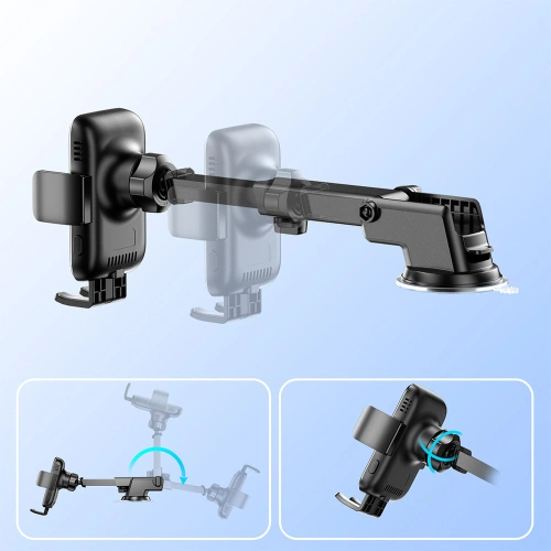 Kup Suport auto cu încărcător wireless Joyroom 15W pentru bordul mașinii, negru (JR-ZS245) - JYR434 - {ean13} - Sklep Home Screen