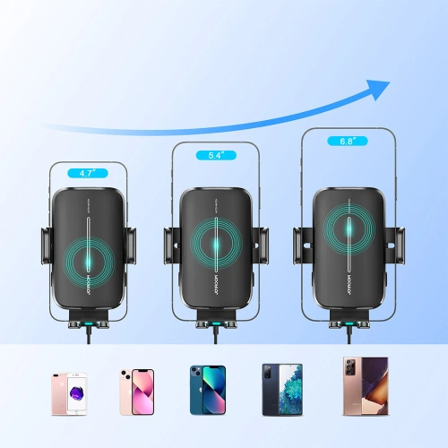 Kup Auto-Halterung mit kabellosem Ladegerät Joyroom 15W für Armaturenbrett schwarz (JR-ZS245) - JYR434 - {ean13} - Sklep Home Screen