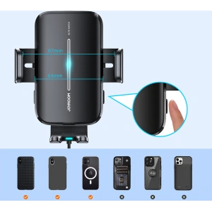 Kup Auto-Halterung mit kabellosem Ladegerät Joyroom 15W für Armaturenbrett schwarz (JR-ZS245) - JYR434 - {ean13} - Sklep Home Screen