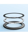 Buy Joyroom Set of Magnetic Mount Rings for Smartphone / Tablet 2 pcs Black (JR-Mag-M1) - JYR437 - {ean13} - Home Screen Store Europe