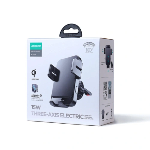 Kup Automatický automobilový držák s bezdrátovou nabíječkou Joyroom na ventilační mřížku Qi 15W (JR-ZS219) - JYR444 - {ean13} - Sklep Home Screen
