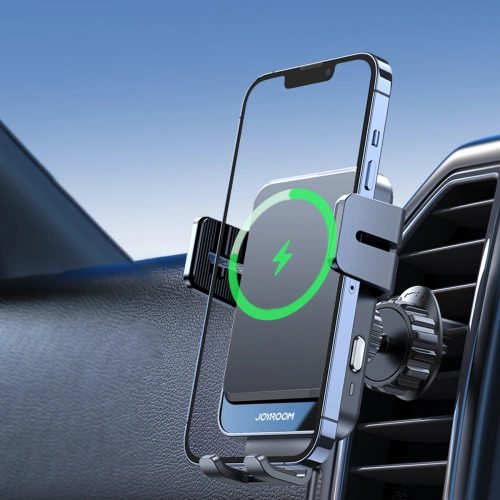 Kup Automatický automobilový držák s bezdrátovou nabíječkou Joyroom na ventilační mřížku Qi 15W (JR-ZS219) - JYR444 - {ean13} - Sklep Home Screen