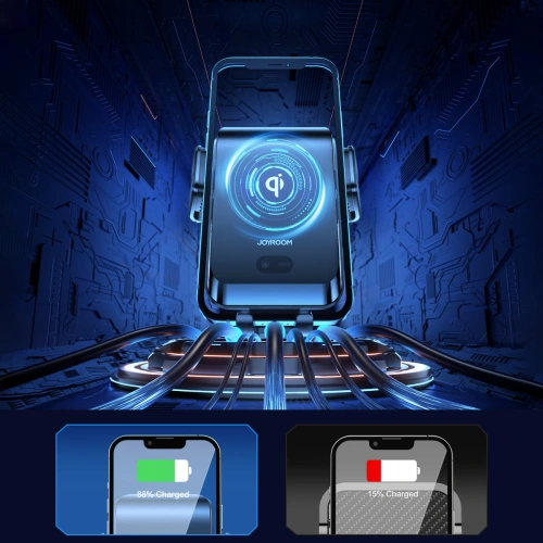 Kup Automatyczny uchwyt samochodowy z ładowarką bezprzewodową Joyroom na kratkę wentylacyjną Qi 15W (JR-ZS214) - JYR445 - {ean13} - Sklep Home Screen