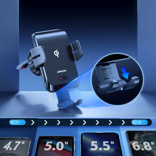 Kup Automatická automobilová držák s bezdrátovou nabíječkou Joyroom na ventilační mřížku Qi 15W (JR-ZS214) - JYR445 - {ean13} - Sklep Home Screen