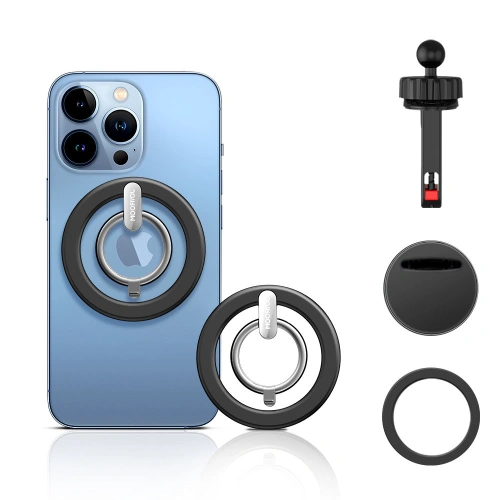 Buy Joyroom kit multifunctional magnetic car holder ring phone support black (JR-ZS294) - JYR446 - {ean13} - Home Screen Store Europe