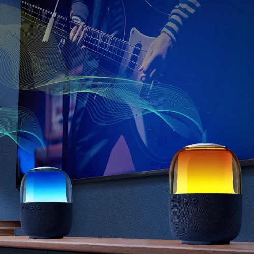 Kup Vezeték nélküli hangszóró Joyroom Bluetooth 5.3 RGB 8W fekete (JR-ML05) - JYR447 - {ean13} - Sklep Home Screen