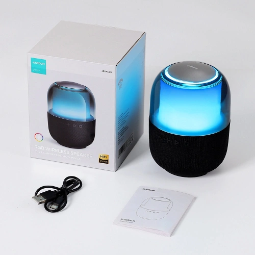 Kup Vezeték nélküli hangszóró Joyroom Bluetooth 5.3 RGB 8W fekete (JR-ML05) - JYR447 - {ean13} - Sklep Home Screen