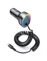 Kup Încărcător auto Joyroom 4 în 1 PD, QC3.0, AFC, FCP + cablu USB-C 1,6m 60W negru (JR-CL19) - JYR448 - {ean13} - Sklep Home Screen