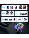 Kup Încărcător auto Joyroom 4in1 PD, QC3.0, AFC, FCP + cablu Lightning 1,6m 57W negru (JR-CL20) - JYR449 - {ean13} - Sklep Home Screen